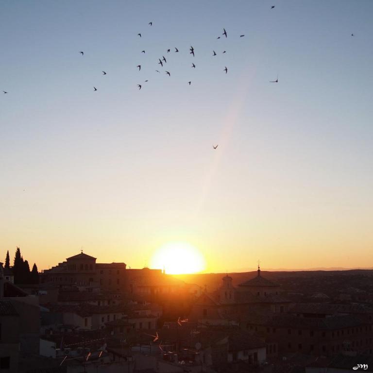 Coucher de soleil sur Tolède