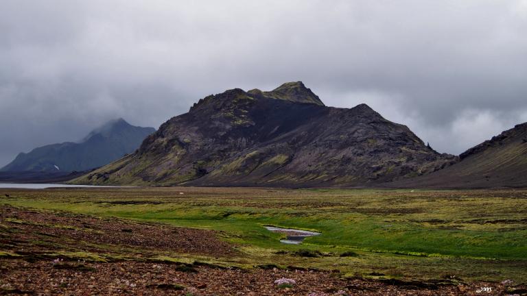 by Alftavatn lake