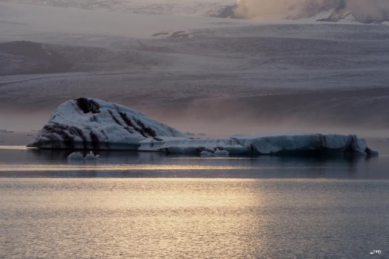 Jökulsarlon last sunlight